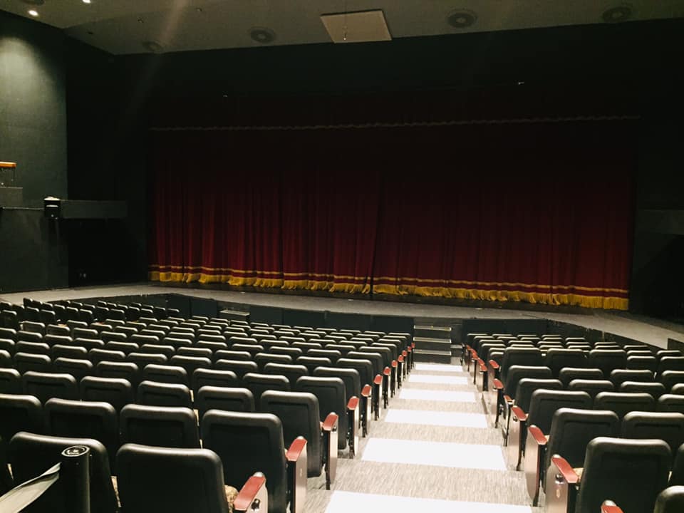The theater at SIUE, where Tessa Priem performed in undergrad.